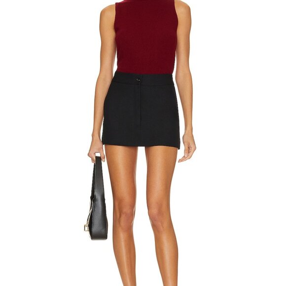 NWT - Wool Mini Skirt AEXAE - Small - Revolve - Picture 4 of 7